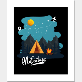 Live for adventure Wanderlust love Explore the world holidays vacation Posters and Art